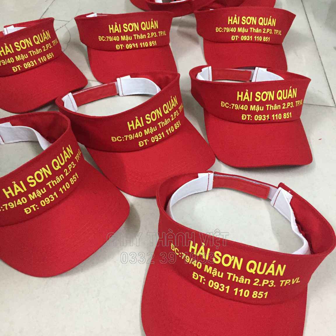 Mũ đồng phục nhà hàng nửa đầu