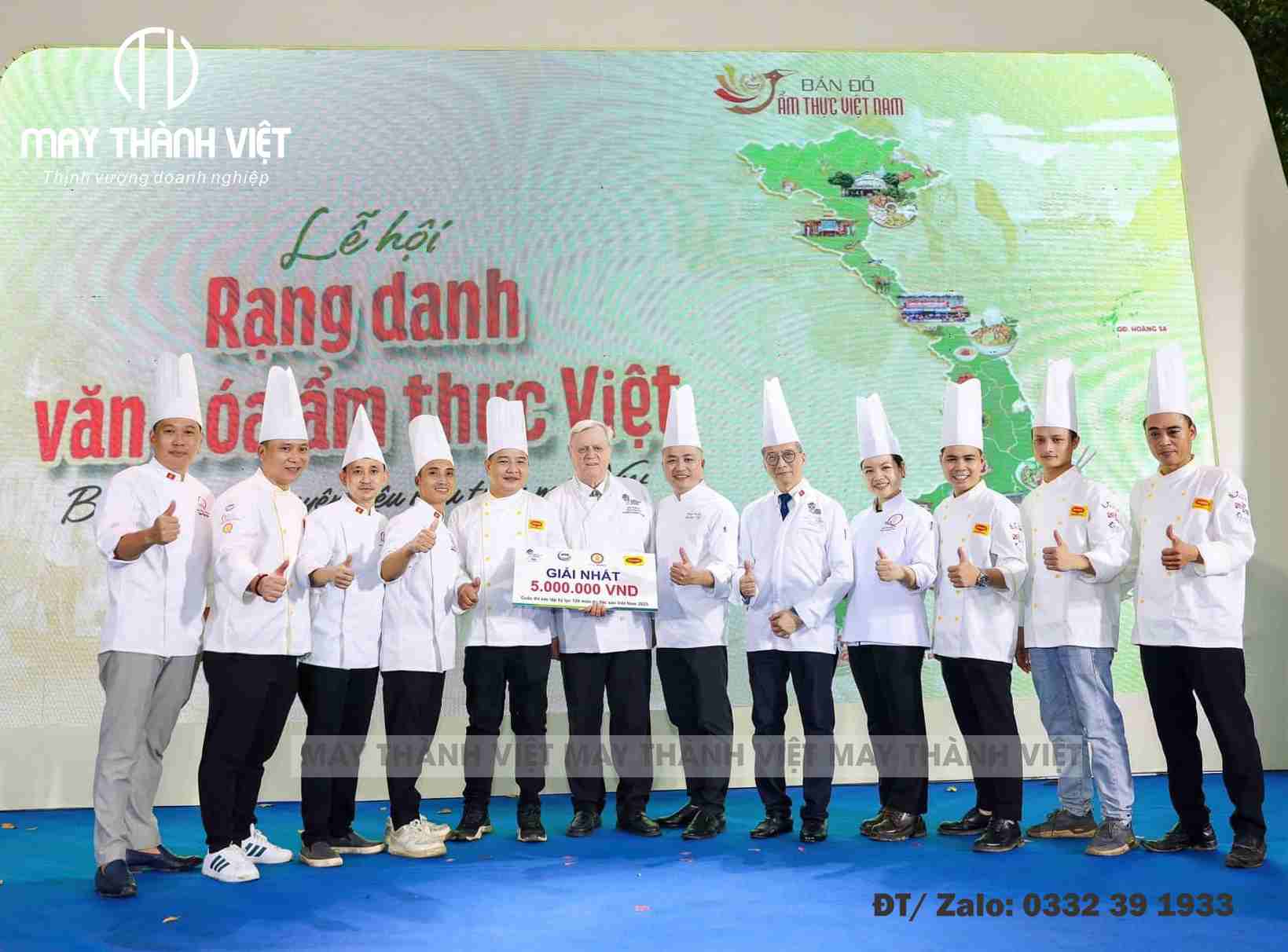 trang phục đầu bếp nhà hàng