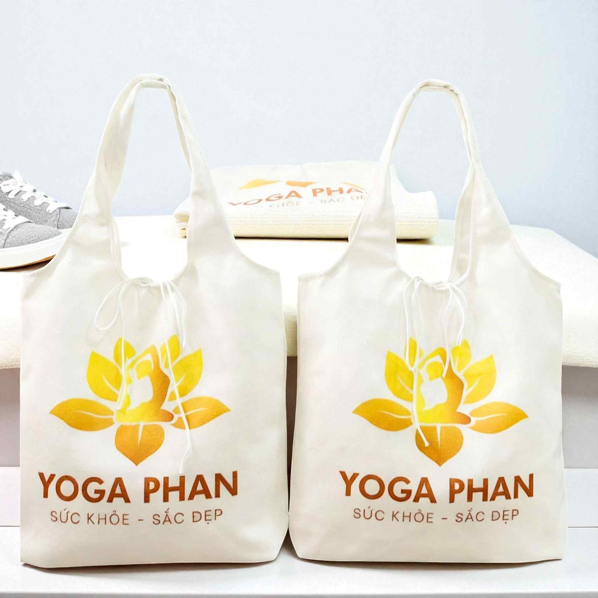 Túi vải canvas trung tâm tiếng Anh