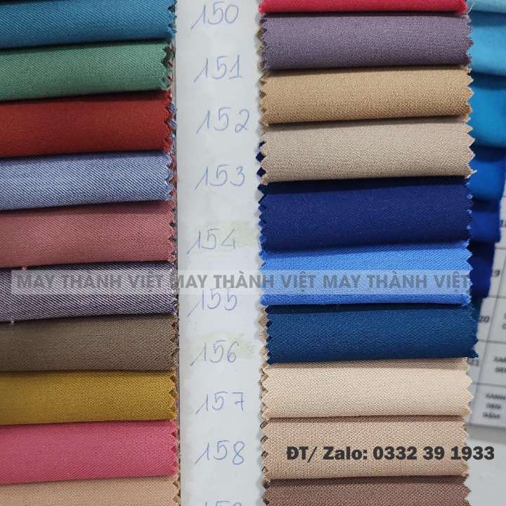 vải cotton lạnh may áo bếp