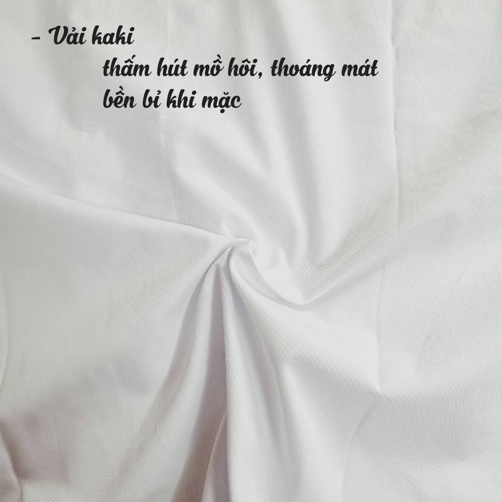 vải kai cotton làm áo bếp