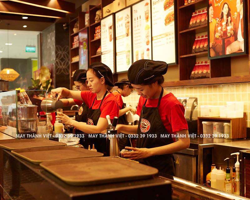 đồng phục highlands coffee