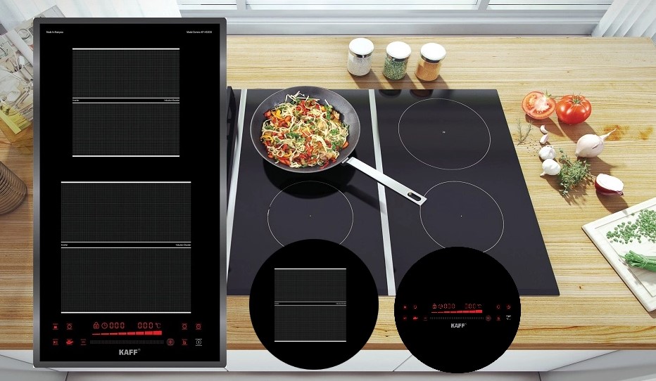 Bếp Domino 2 từ Kaff KF-H33DIS – Thiết kế nhỏ gọn, tính năng vượt trội