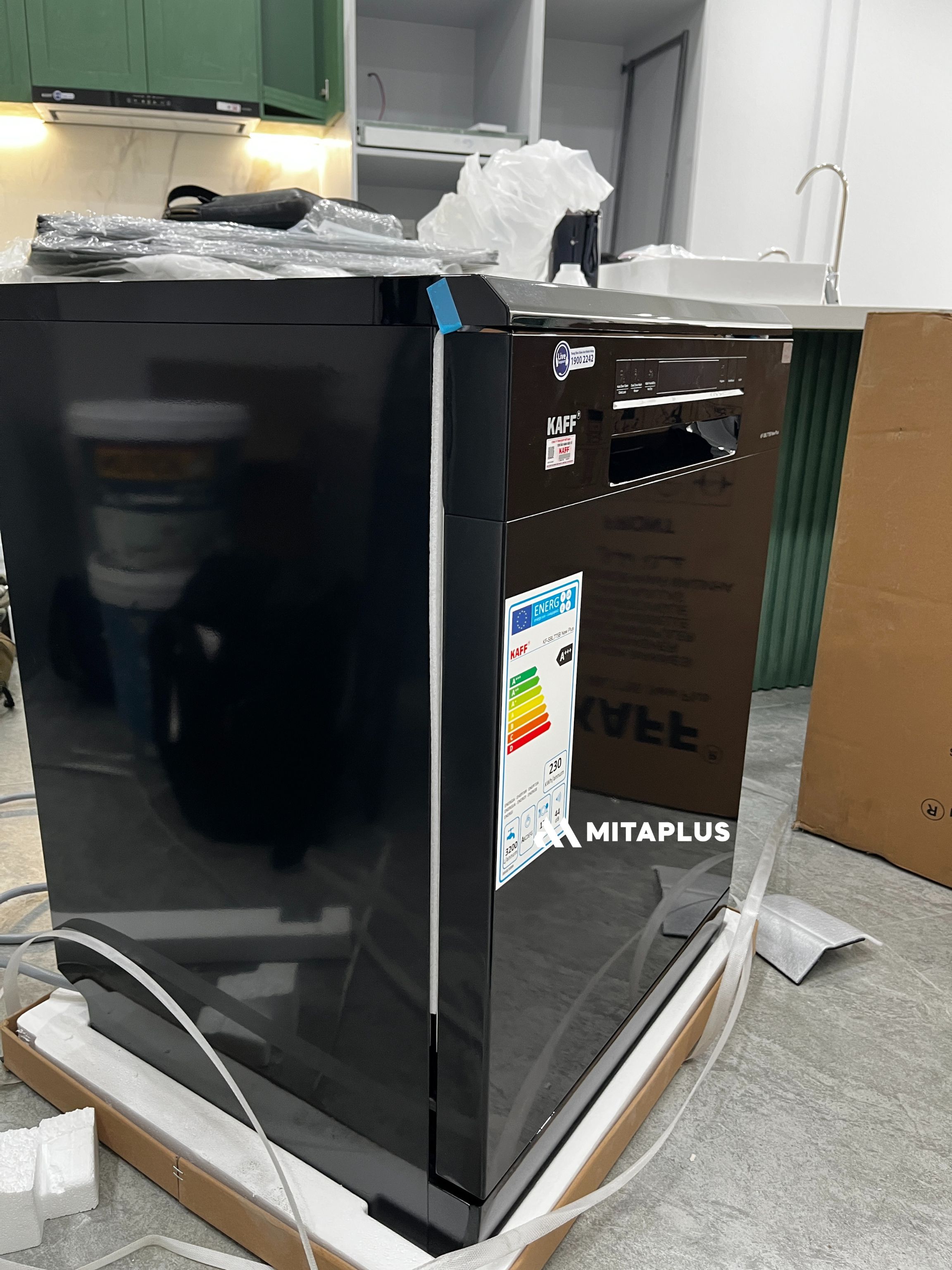 lắp đặt thực tế máy rửa chén Kaff KF-SBL775B New Plus_3