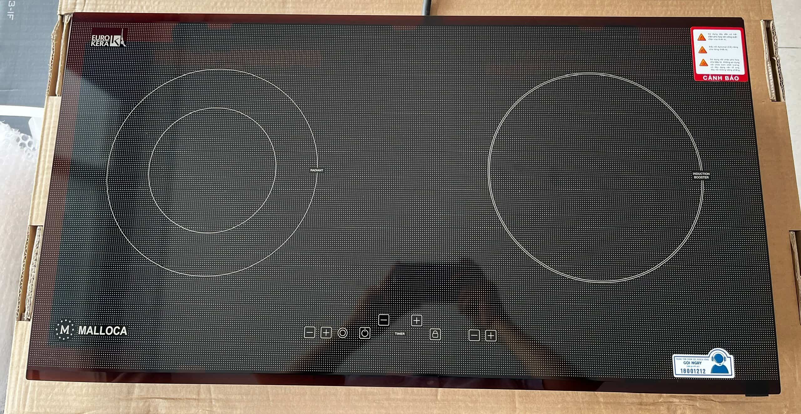bếp điện từ Malloca MH-02IR LB