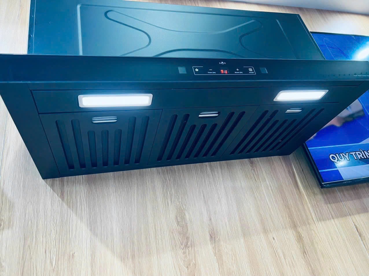 hình thực tế lắp đặt máy hút mùi kocher turbo x350d_7