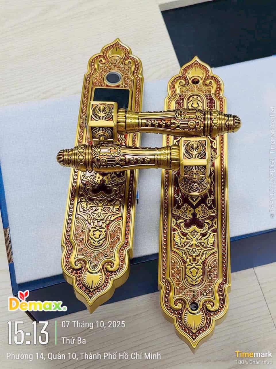 Khóa cửa phòng biệt thự Demax EL350 Rose Gold - Mitaplus