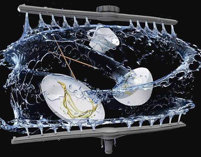 Công nghệ vòi phun Vortex 4 vòi phun