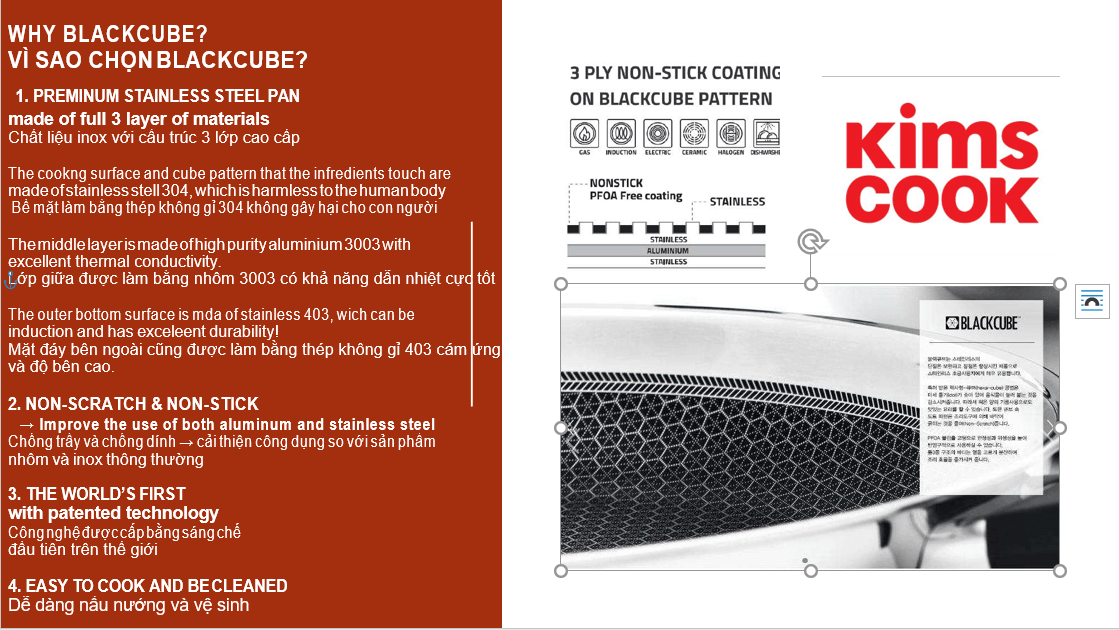 Vì sao chọn loại chảo Blackcube
