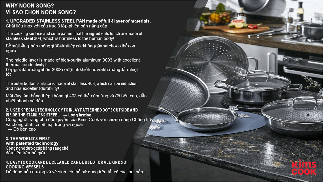 Vì sao chọn Noon Song Kims Cook