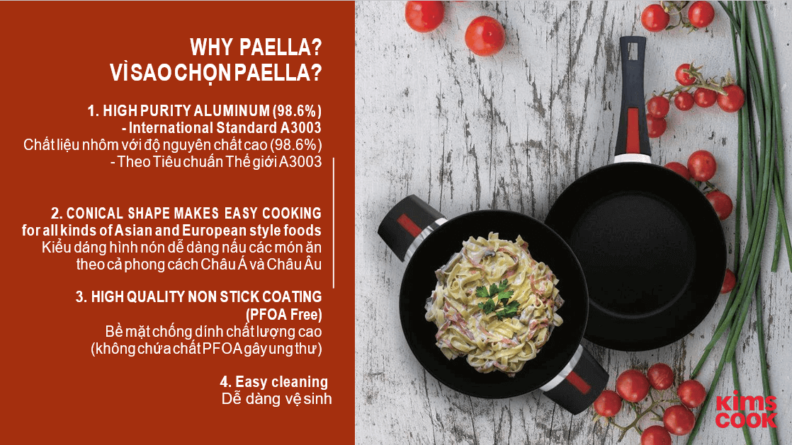 Vì sao chọn Paella Kims Cook