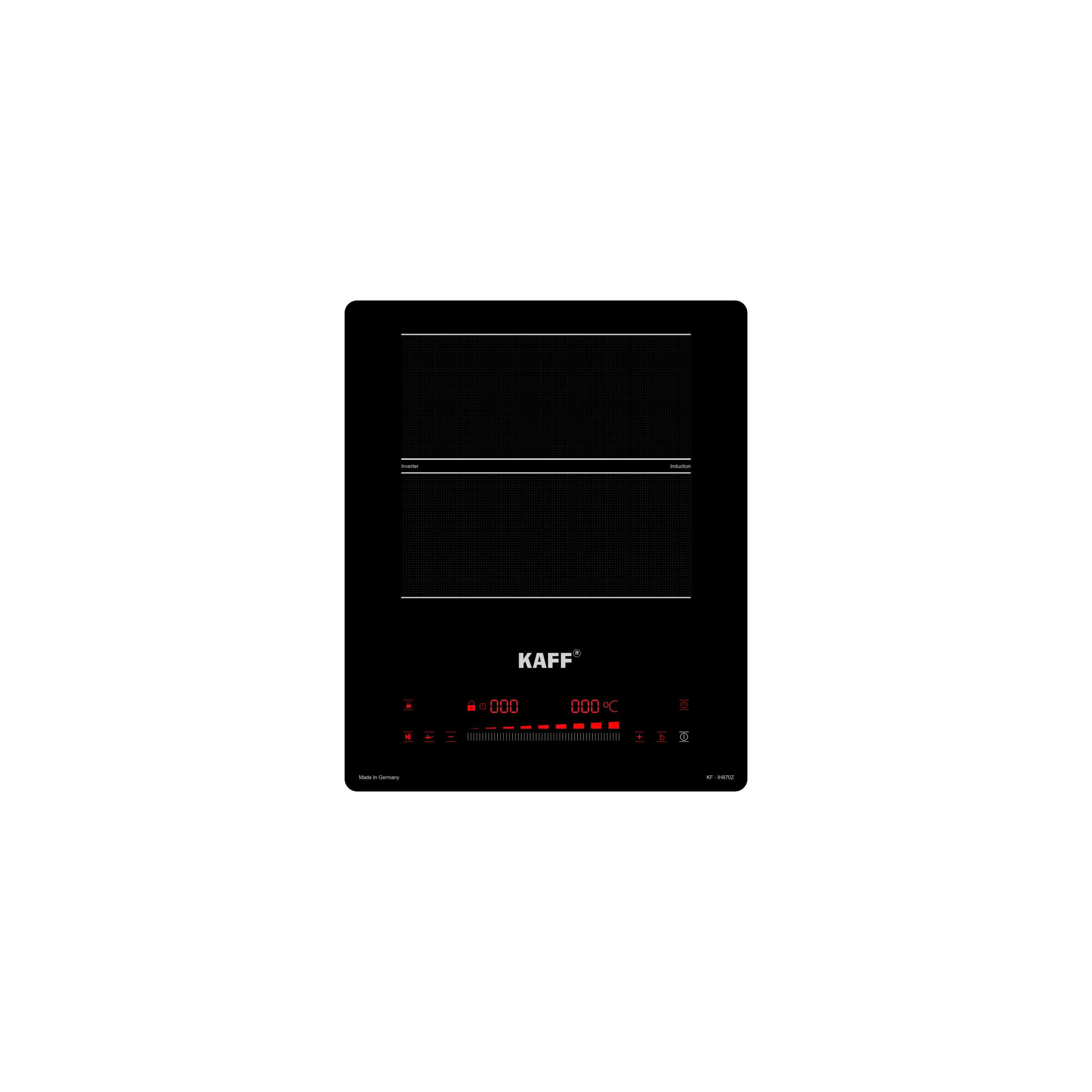 Bếp điện từ Domino Kaff 1 vùng nấu KF-H33IS – Thiết kế nhỏ gọn, hiện đại, an toàn tuyệt đối