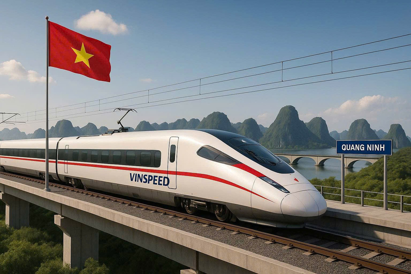 tàu điện cao tốc HN - Hạ Long