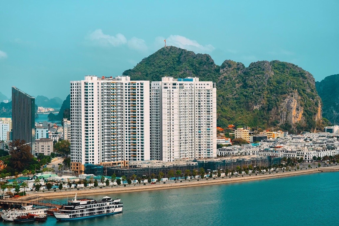 Phối cảnh tòa căn hộ The Sapphire Hạ Long