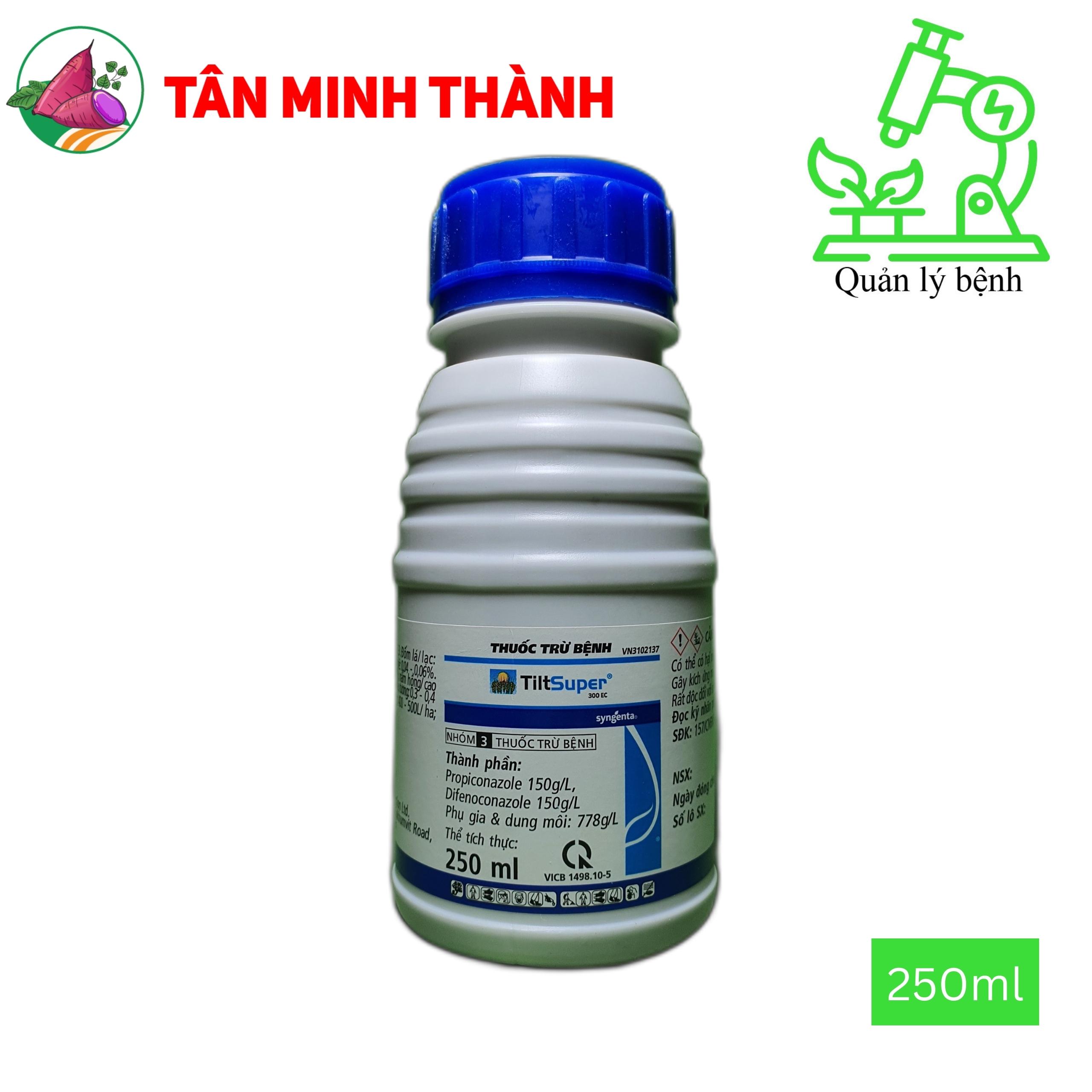 Tilt Super 300ec Syngenta - Quản lý khô vằn, lem lép hạt, đốm lá, rỉ sắt, thán thư, vàng lá, nấm hồng