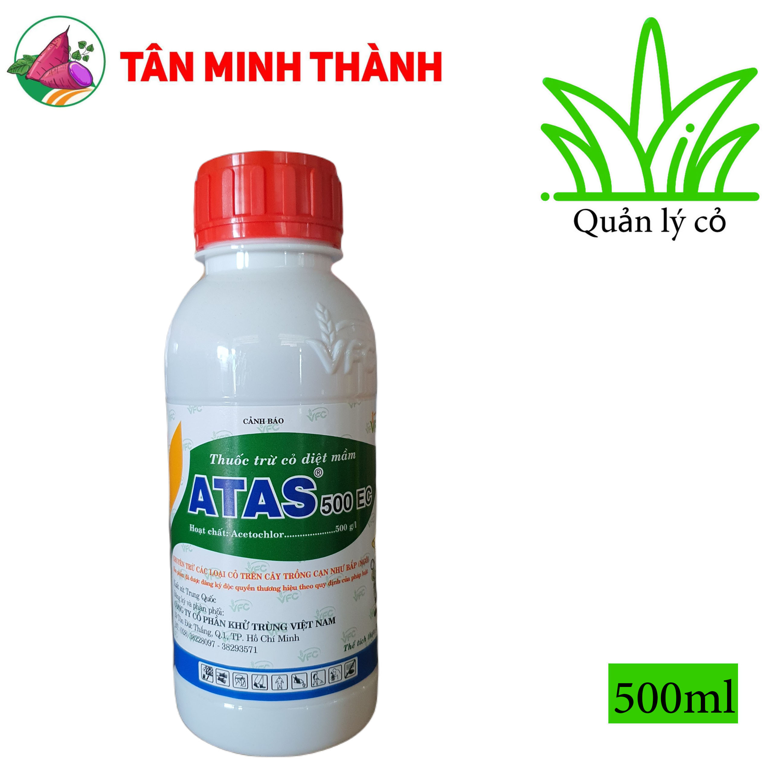 Atas 500EC - Thuốc trừ cỏ diệt mầm cho khoai lang, bắp