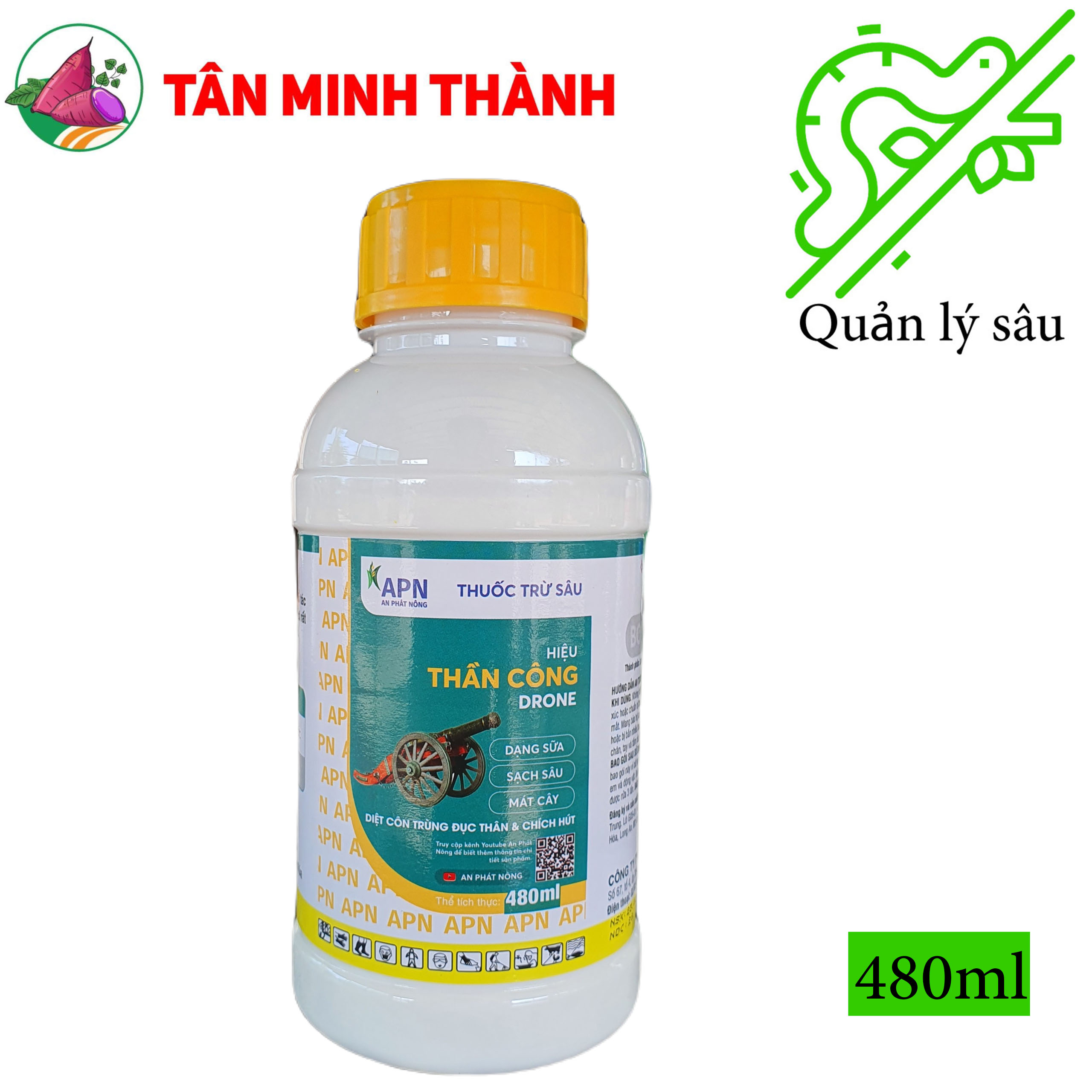 Boxing Thần Công 99.99EW - Thuốc đặc trị sâu cuốn lá, ruồi vàng, rệp sáp, sâu ăn lá, bọ nhảy, sâu đục thân, sùng khoai lang