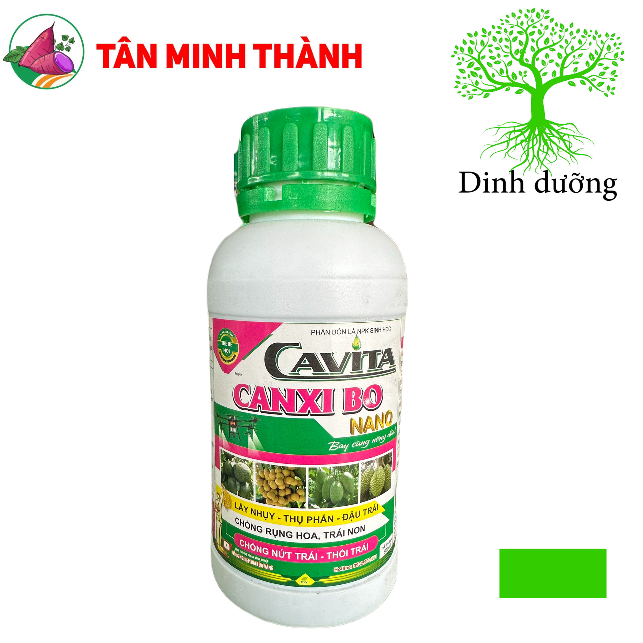 Canxibo Nano - Thuốc kích thích lấy nhụy, đậu trái, chống nức trái, giúp vỏ trái cứng chắc có màu sắc đẹp