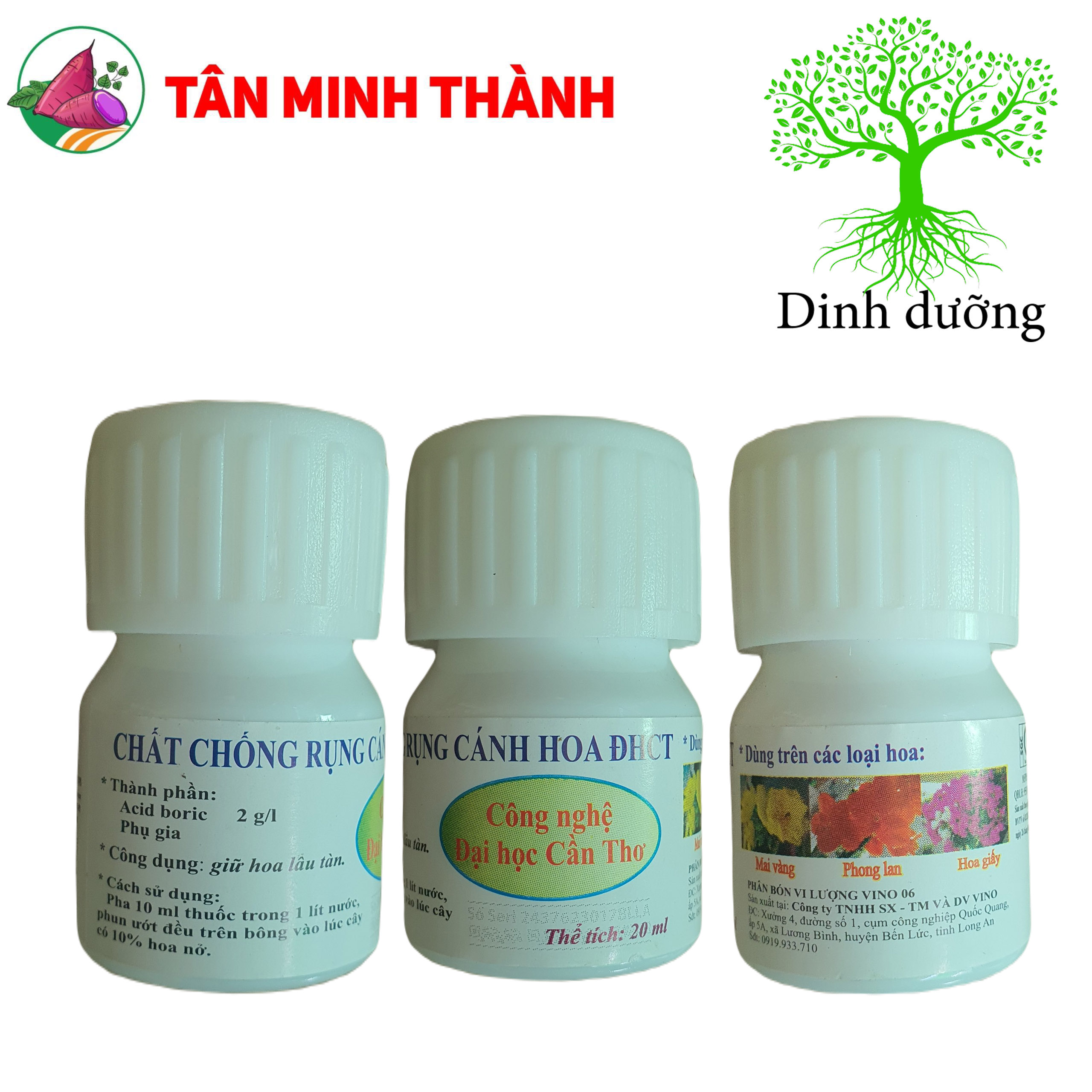 Chất Chống Rụng Cánh Hoa Đại học Cần Thơ