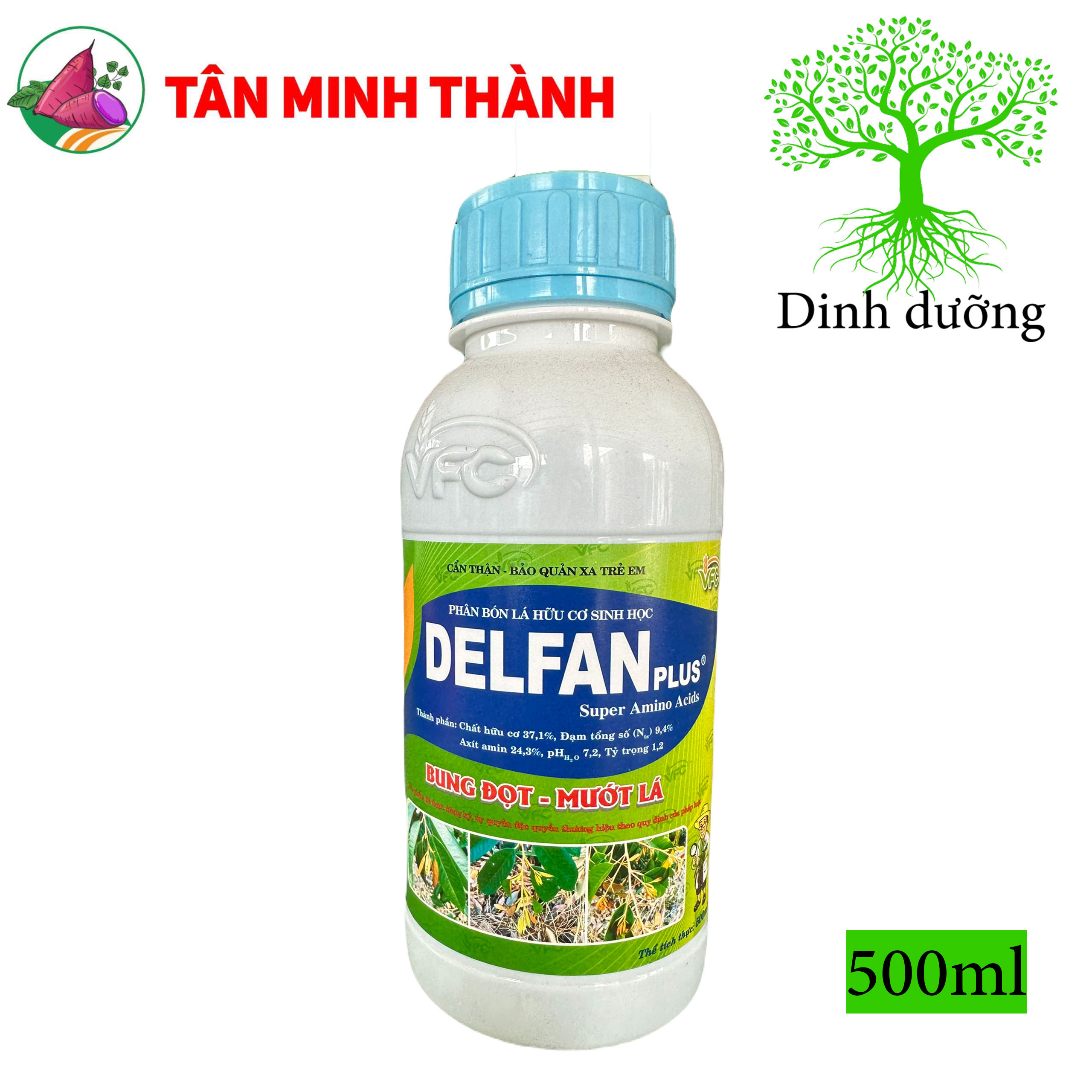 Delfan Plus Sau Rieng Phan huu co sinh hoc giup ra hoa dau qua tang truong nhanh