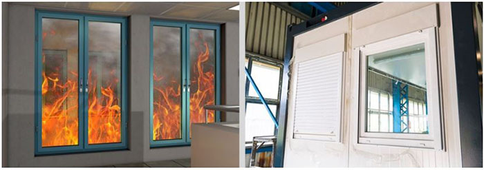 Cửa nhôm kính chống cháy là gì?
