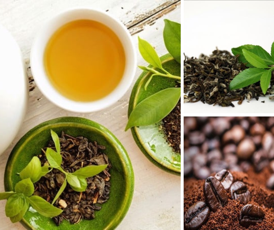 Sử dụng bã trà khô hoặc cà phê