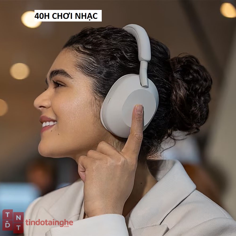 Sony WH-1000XM5 có thời lượng pin lên tới 40 tiếng chỉ với 1 lần sạc đầy