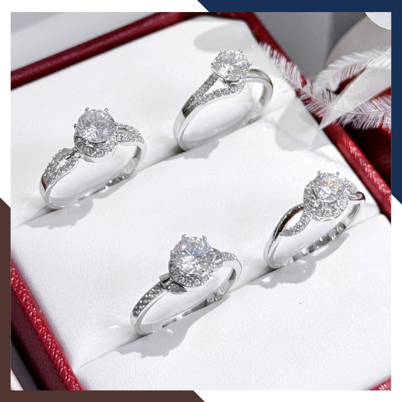 Vì sao vàng trắng 10K đang là xu hướng trong thiết kế nhẫn cầu hôn?