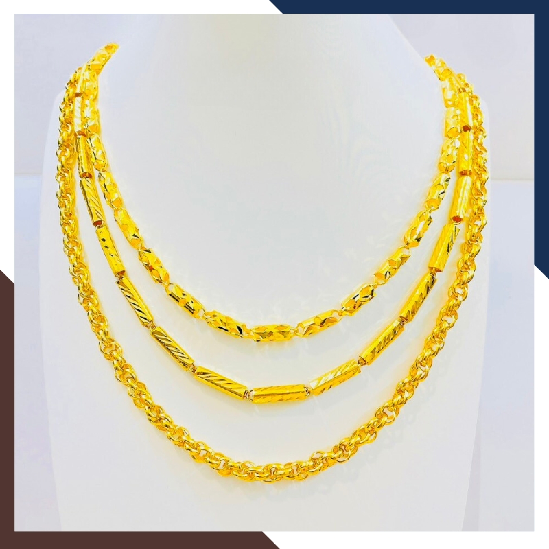 Nam giới đeo dây chuyền vàng có bị xem là phô trương không?