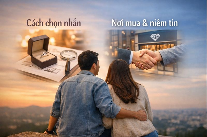 Các bước tiếp theo sau khi đã xác định ngân sách nhẫn cầu hôn