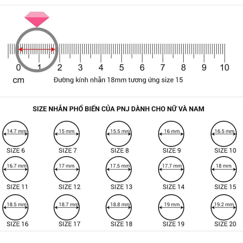 Cách đo size nhẫn