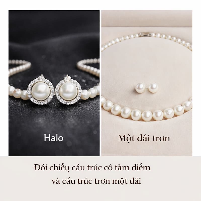 Đối chiếu cấu trúc có tâm điểm và cấu trúc trơn một dải