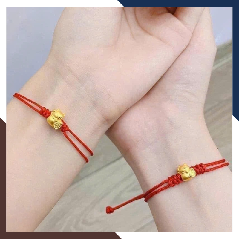 Vòng charm dây chỉ phù hợp người thích trang sức nhẹ và linh hoạt