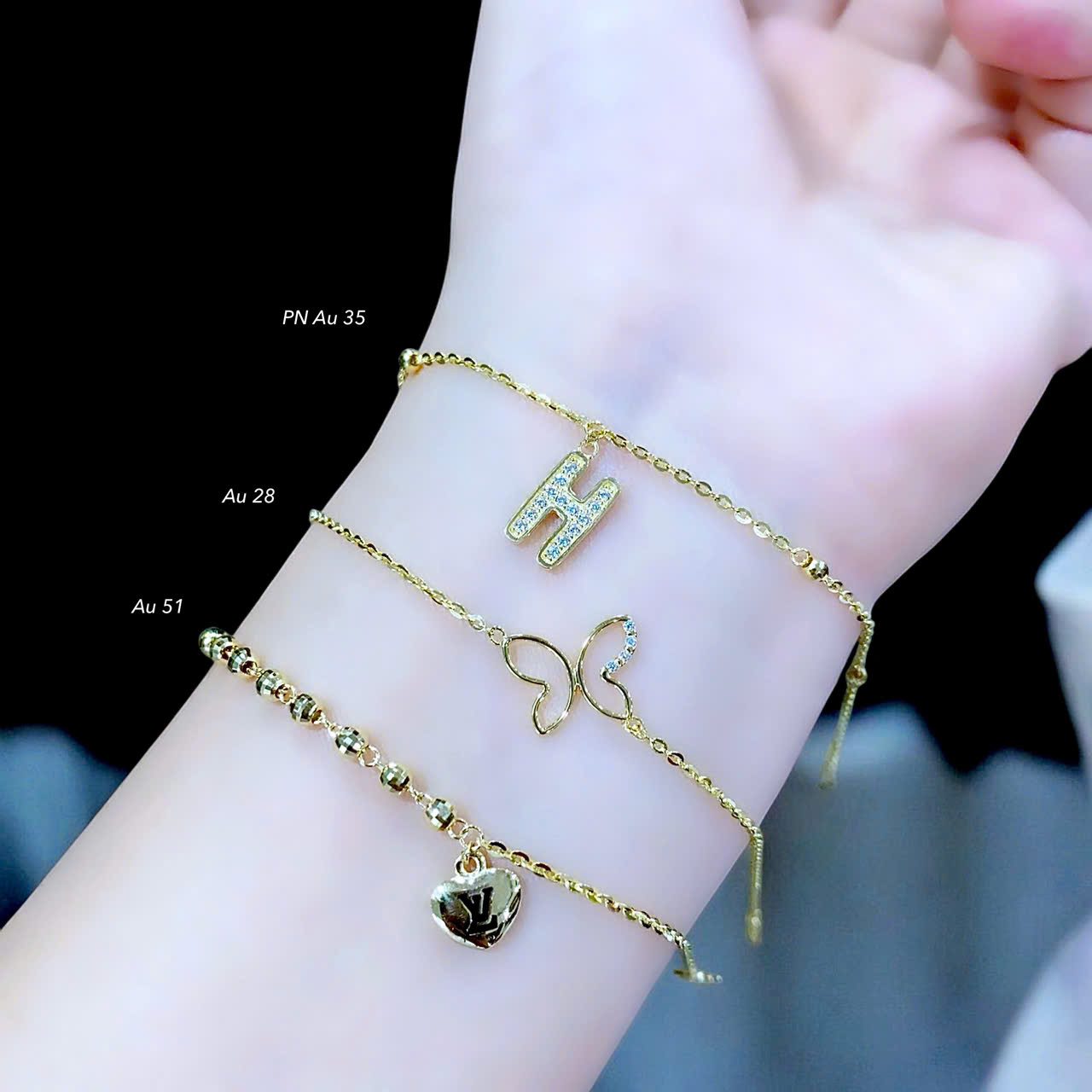 Lắc tay vàng nữ dưới 5 triệu tặng bạn gái mẫu nào đẹp?