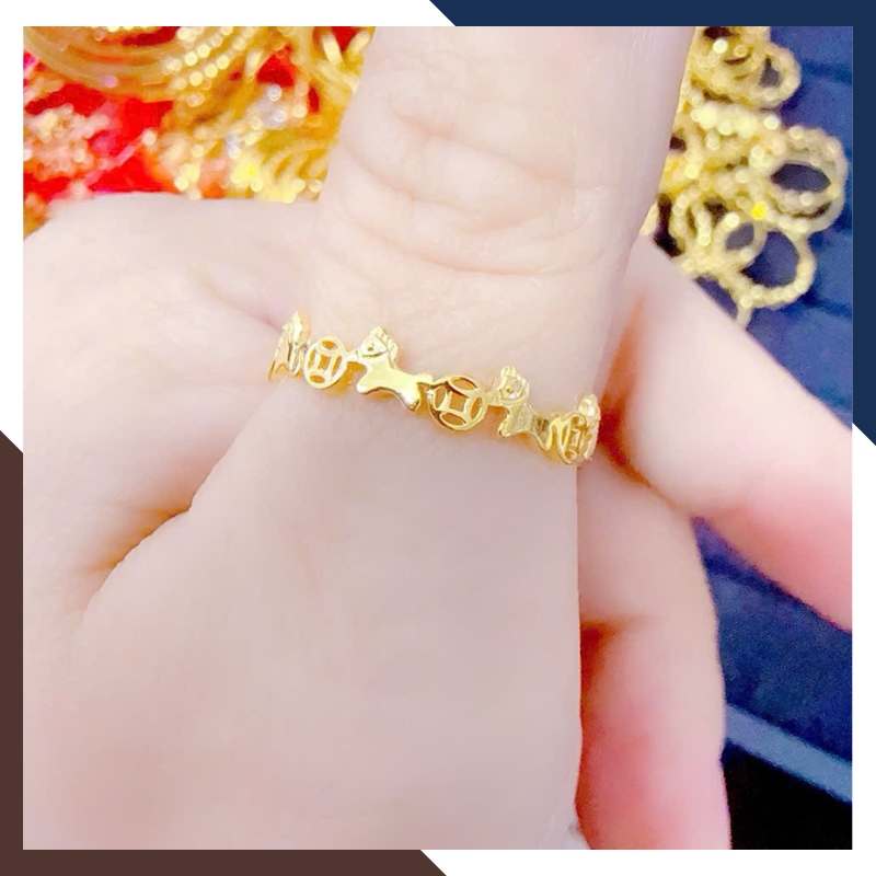 Nhẫn vàng hình tượng phù hợp phong cách cá nhân, đeo thường xuyên