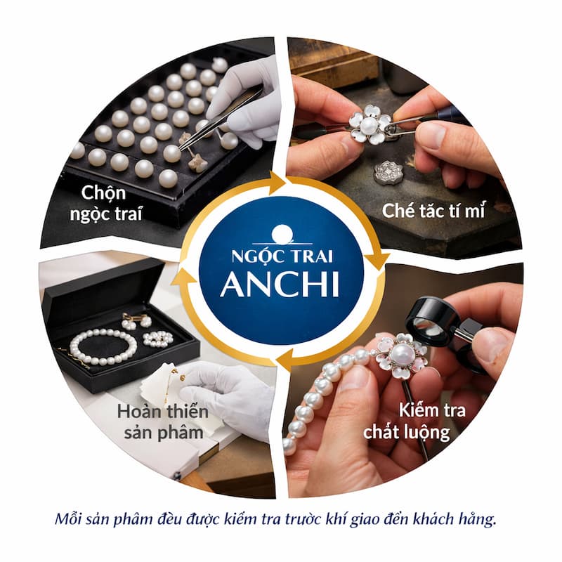 Quy trình chế tác và kiểm định trang sức tại Ngọc Trai Anchi