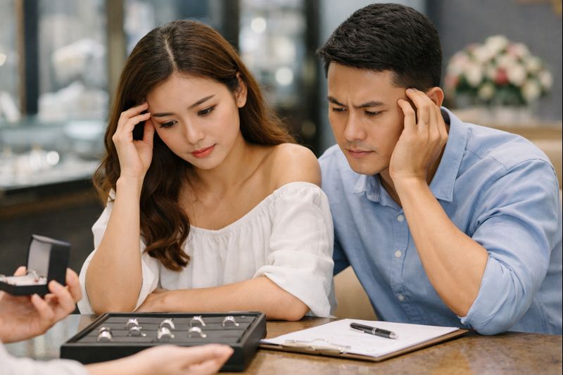 Những sai lầm phổ biến khi chọn nhẫn cưới lần đầu