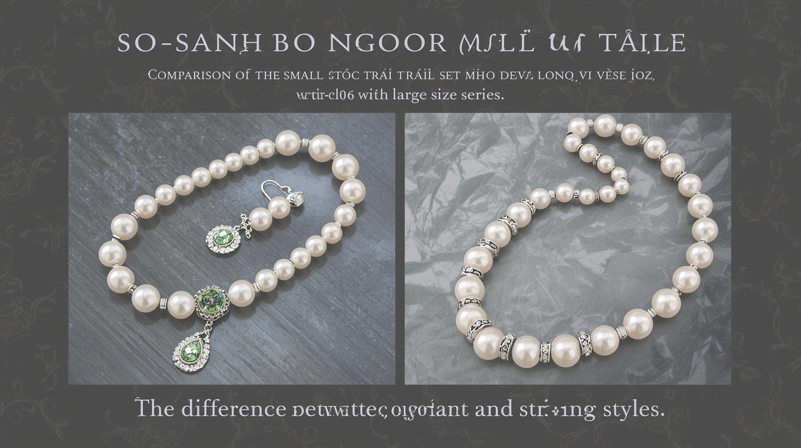 So sánh bộ ngọc trai size nhỏ BTSNT06 với dòng size lớn