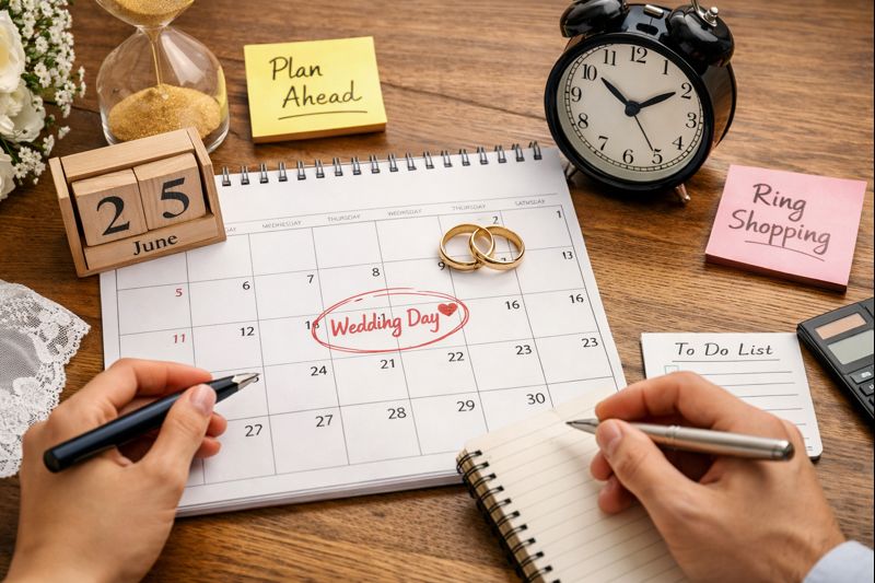 Thời điểm mua nhẫn cưới ảnh hưởng đến chi phí và quyết định dài hạn