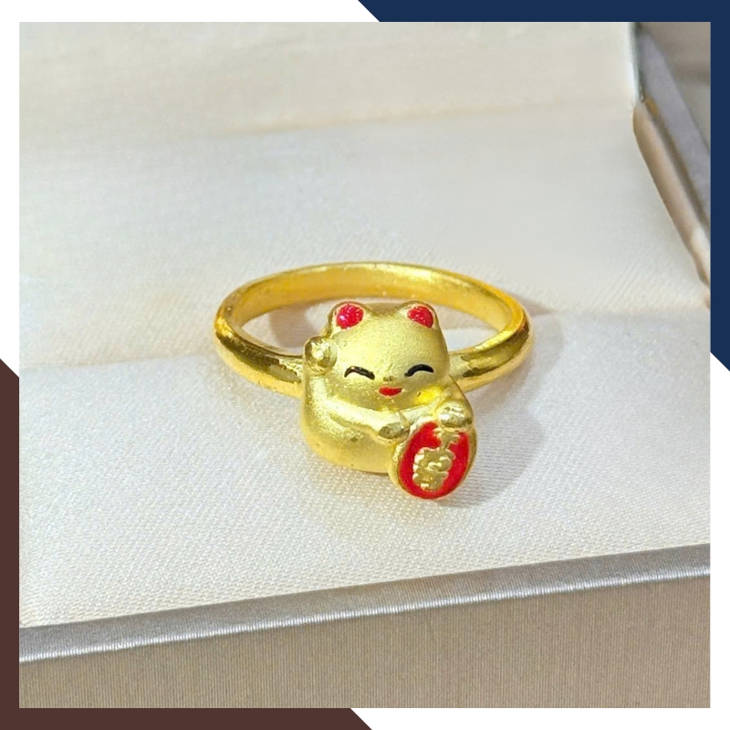 Trọng lượng 5,8 phân vàng 24K của mẫu nhẫn NVNU446