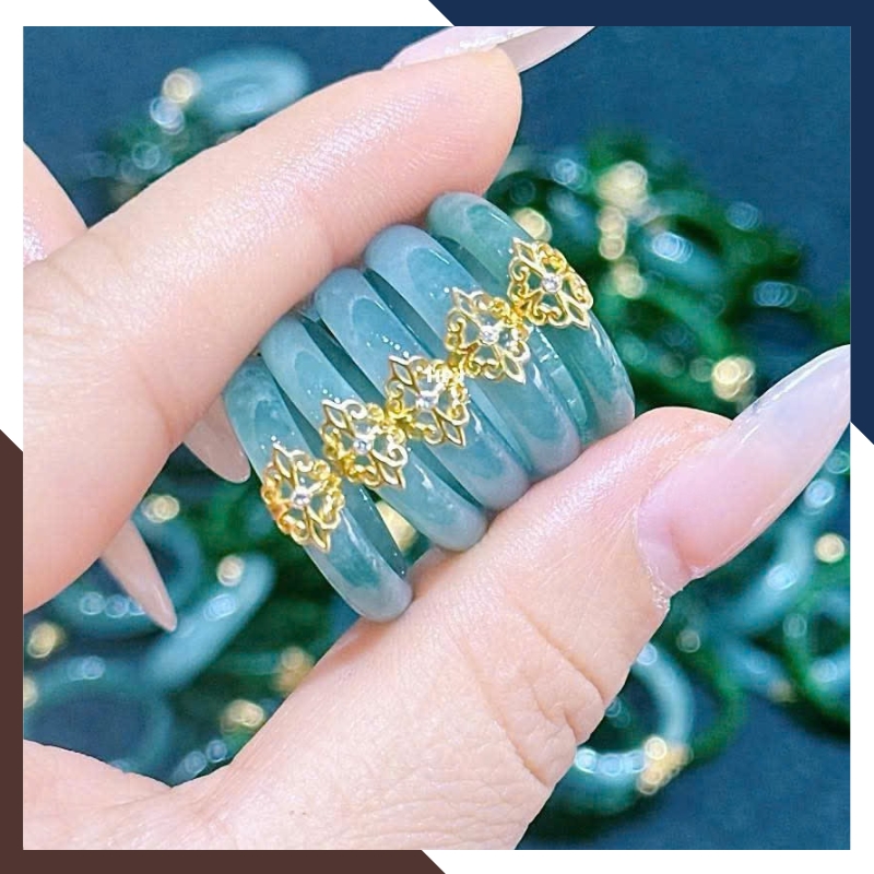 Tỷ lệ đá cao trong cấu trúc nhẫn tối giản