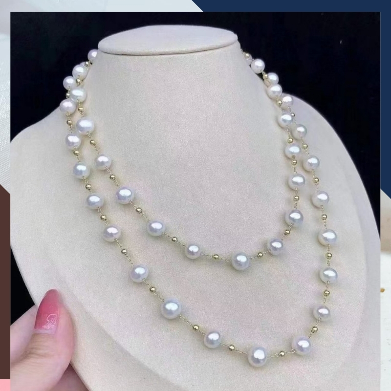 Vòng cổ ngọc trai dài: Phụ kiện tôn vinh vẻ đẹp quý phái phụ nữ trung niên U40 - U50