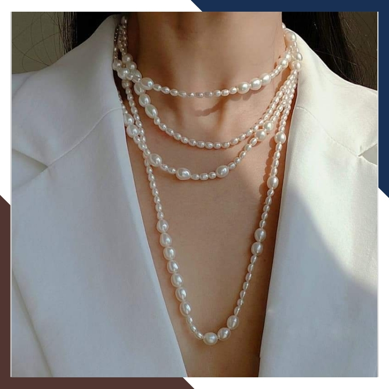 Cách Phối Đồ Với Vòng Cổ Ngọc Trai Cho Nàng Trẻ Trung Không Bị Già