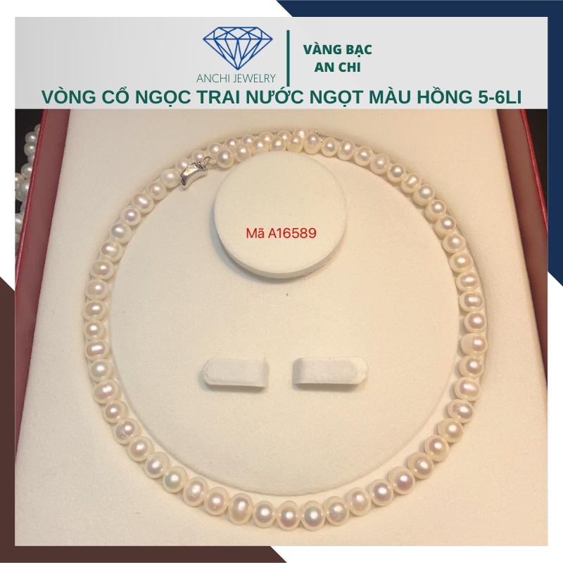 Vòng cổ ngọc trai nhỏ xinh nữ tính mã 56AC280