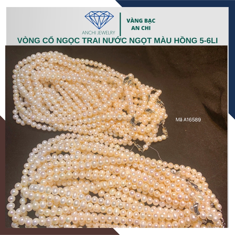 Vòng cổ ngọc trai nhỏ xinh nữ tính mã 56AC280