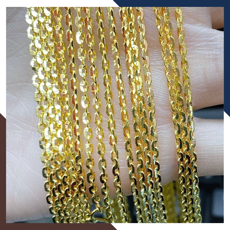 Dây chuyền vàng tây nữ 10k 1 chỉ đẹp TL76101