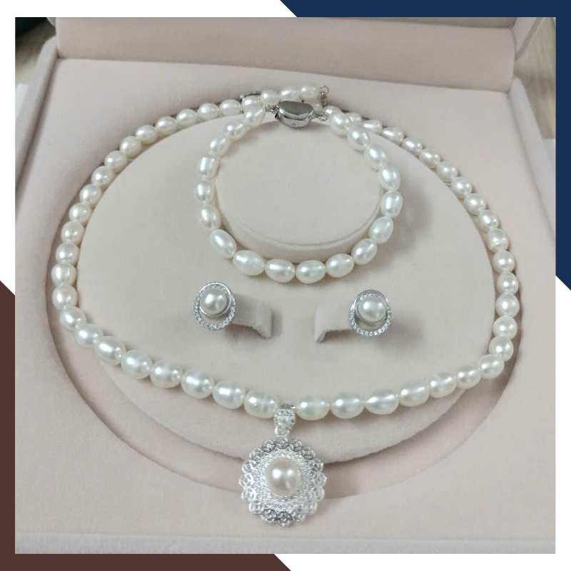 Bộ Trang Sức Ngọc Trai Cho Mẹ BTSNT138