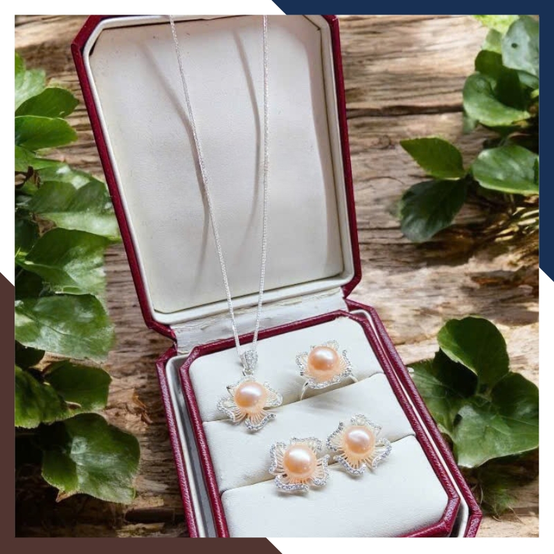 Bộ Trang Sức Ngọc Trai Cho Mẹ BTSNT173 | Quà Tặng Ý Nghĩa