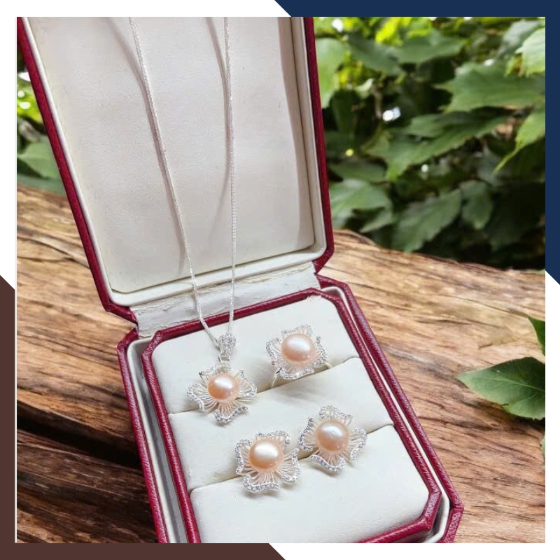 Bộ Trang Sức Ngọc Trai Cho Mẹ BTSNT173 | Quà Tặng Ý Nghĩa