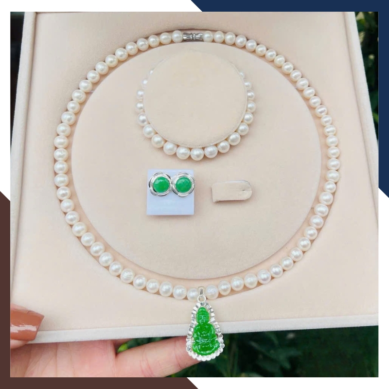 Top 5 bộ trang sức ngọc trai cho mẹ đẹp & được yêu thích